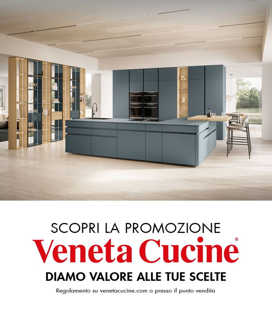 PROMOZIONE VENETA CUCINE: PIANO IN QUARZO O CERAMICA IN OMAGGIO